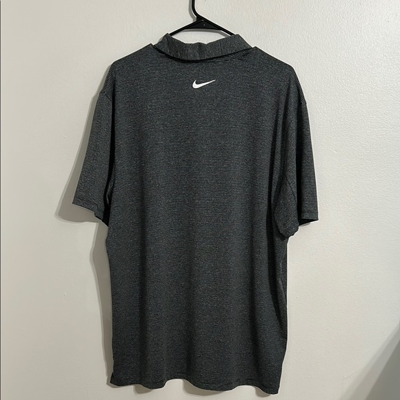 Nike Dri Fit Golf Shirt black stripe P to P 24 in L 31 in excellent cond XL - Picture 3 of 5